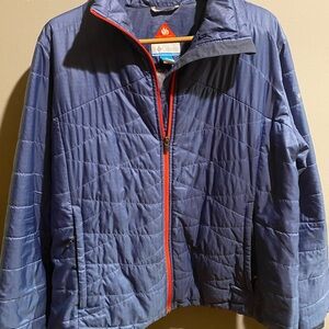 Columbia Omni Heat blue puffer jacket men’s size XXL